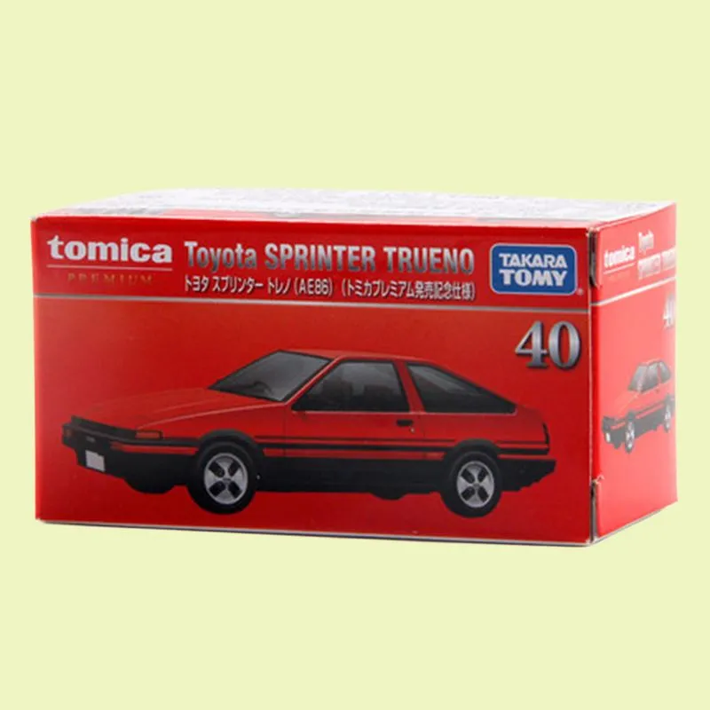 TAKARA TOMY Domeka TPSize 40 First Edition Head Text D AE86 Red Assembled Models-2