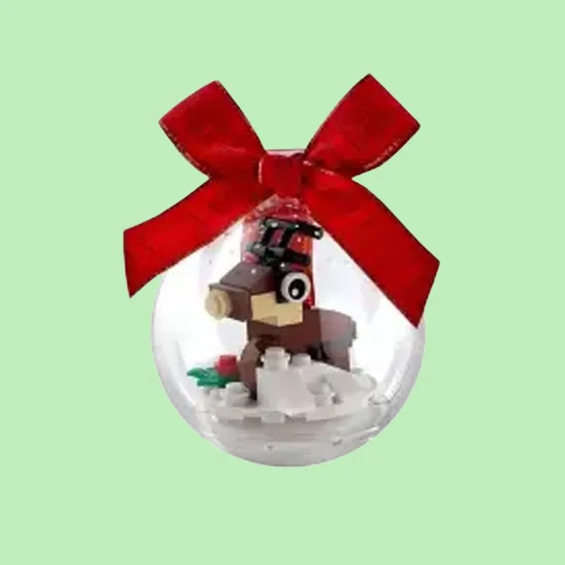 LEGO Christmas Deer Decoration Ball Building Blocks 34pcs 854038-3