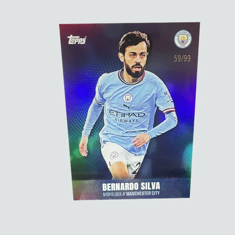 Topps Manchester City Club Team Card, Portugal B Silva 99 PC, Star Card, Card Quality Guaranteed Sports Cards 1 Pc-2