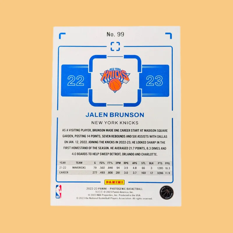 PANINI Brunson Knicks Team In Mirror Collection Classic Choose Base Special Cartoon Travel Condition Sports Cards 1 Pc-2
