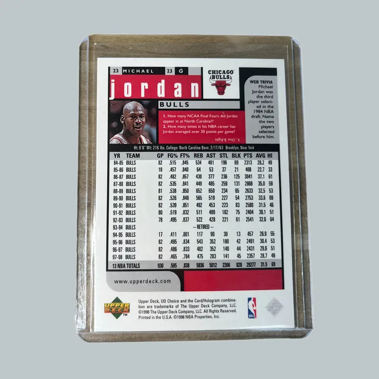 UPPER DECK Michael Jordan 1998 UD Bulls, Rodman And KoKo Together, MJ Basketball God, Star Card Sports Cards 1 Pc-3
