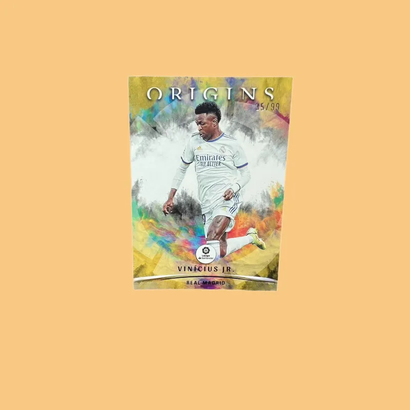 PANINI Obsidian Brazil La Liga Real Madrid Origin Special Card Vinicius Soccer Star Card Pass Through Sports Cards 1 Pc-2