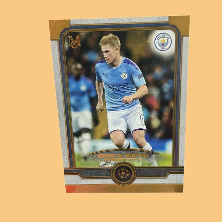 Topps Champions League Museum Belgium Manchester City De Bruyne Player Card Card Accessible Sports Cards 1 Pc-1