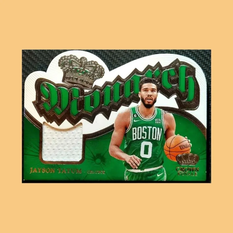 PANINI 2024 Panini Crown Royale Jayson Tatum Jersey Card Sports Cards 1 Pc-3