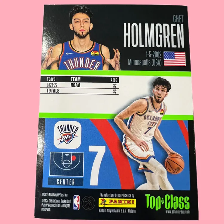 PANINI Holmgren Thunder Core Tc Collection Refractor Player Card Rare Card Sports Cards 1 Pc-3