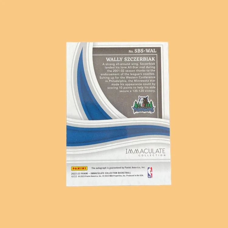 PANINI 2022 23 Sandbox Card Minnesota Timberwolves Seizibayak 09/10 Autographed Card Product Access Sports Cards 1 Pc-2