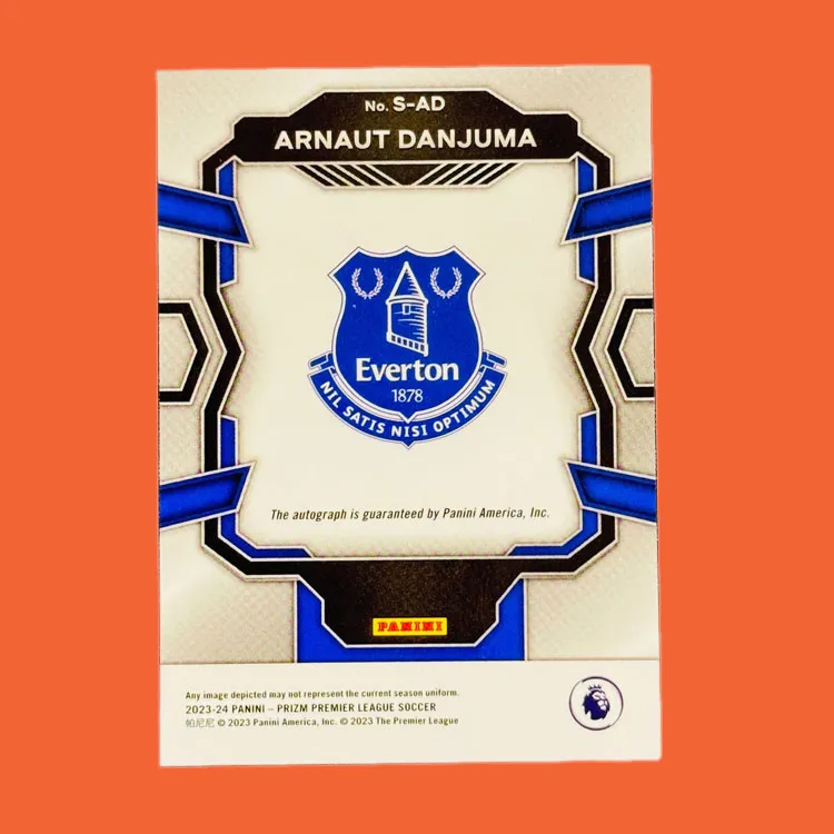 PANINI Daniouma Signature Everton Prizm Collection Standard Condition Sports Cards 1 Pc-3