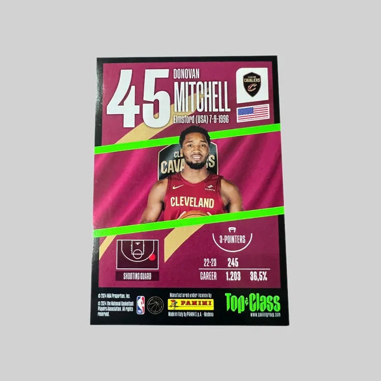 PANINI Cavaliers Mitchell TC Collection Refractor Player Card Rare Card Sports Cards 1 Pc-3