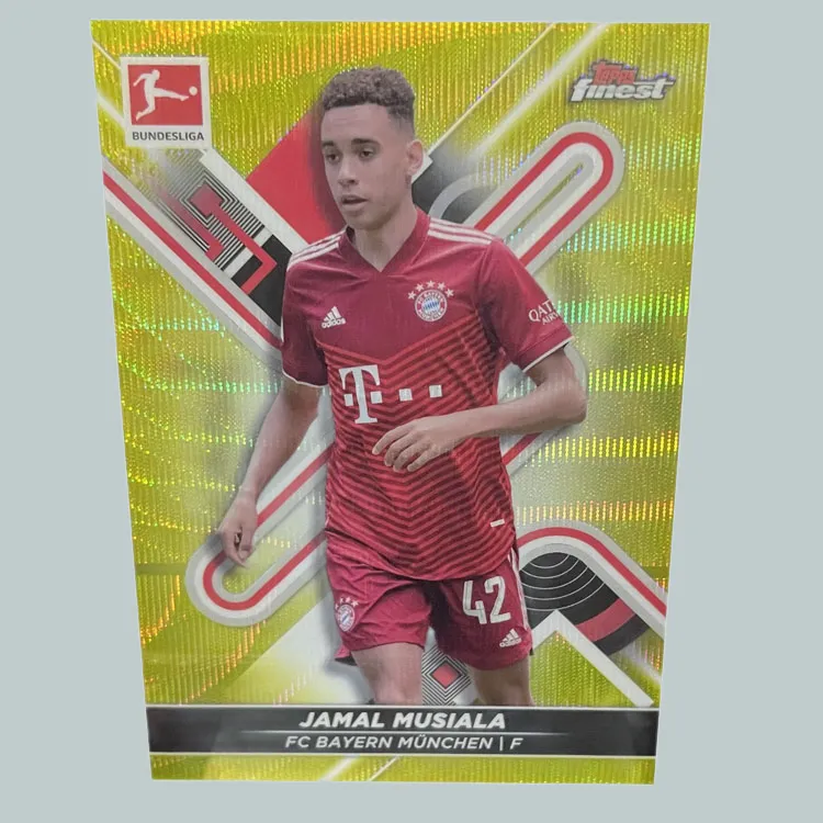 Topps Bundesliga FINEST Germany Bayern Munich Musiala 350 Pc Player Cards Card Product Access Sports Cards 1 Pc-3