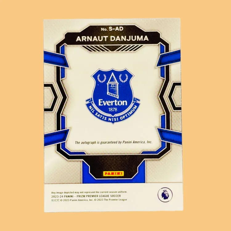 PANINI Daniouma Signature Everton Prizm Collection Standard Condition Sports Cards 1 Pc-2