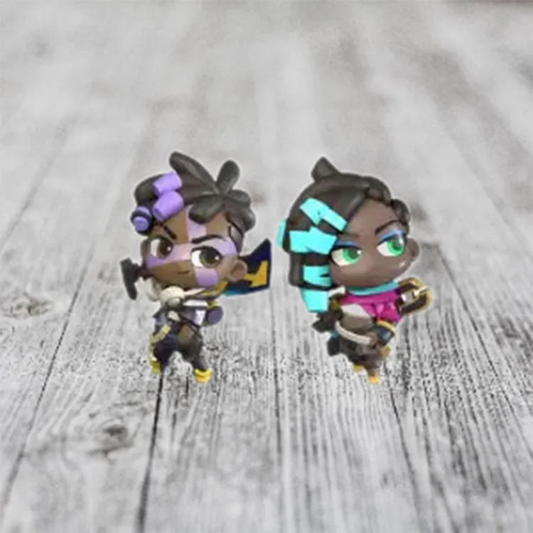 LEAGUE OF LEGENDS Lol League Of Legends True Damage Mini Set Real Damage TD Chibi Figures-3