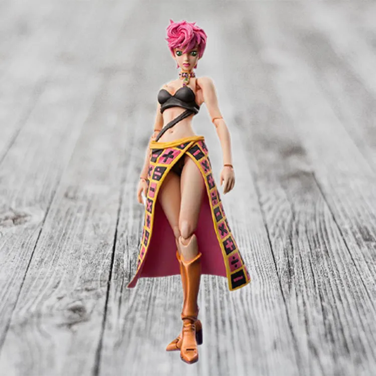 MEDICOS #54 JoJo's Bizarre Adventure Wind Of Gold Trish Una 15cm Action Figures-3
