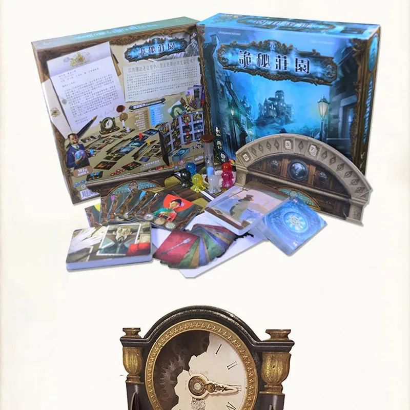 ASMODEE Expansion Mysterious Manor: Hidden Clues Explore And Decrypt Cards Board Games-2