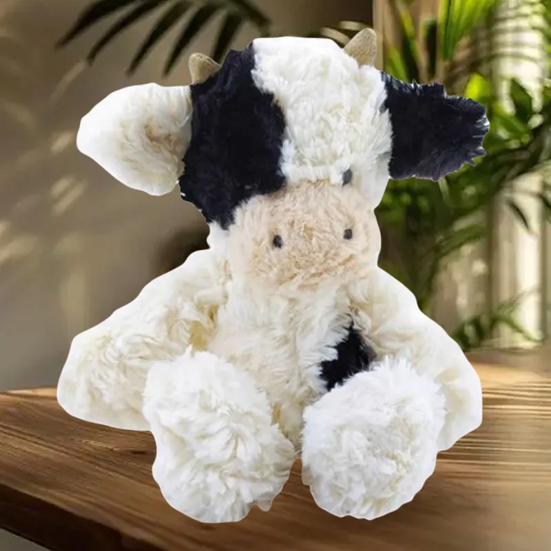 JELLYCAT Squiggle Roll Blessing Ox Dolls Plush Doll 23cm Height-2
