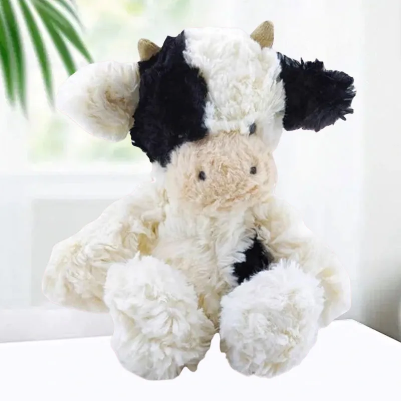 JELLYCAT Squiggle Roll Blessing Ox Dolls Plush Doll 23cm Height-3