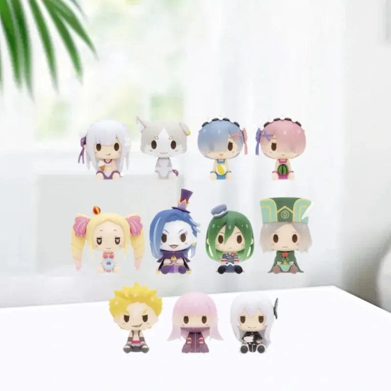 BANPRESTO Ichiban Kuji, Zero Starting Life In Another World, Elf's Blessing G Award, Full Set 11 Pcs Chibi Figures-3