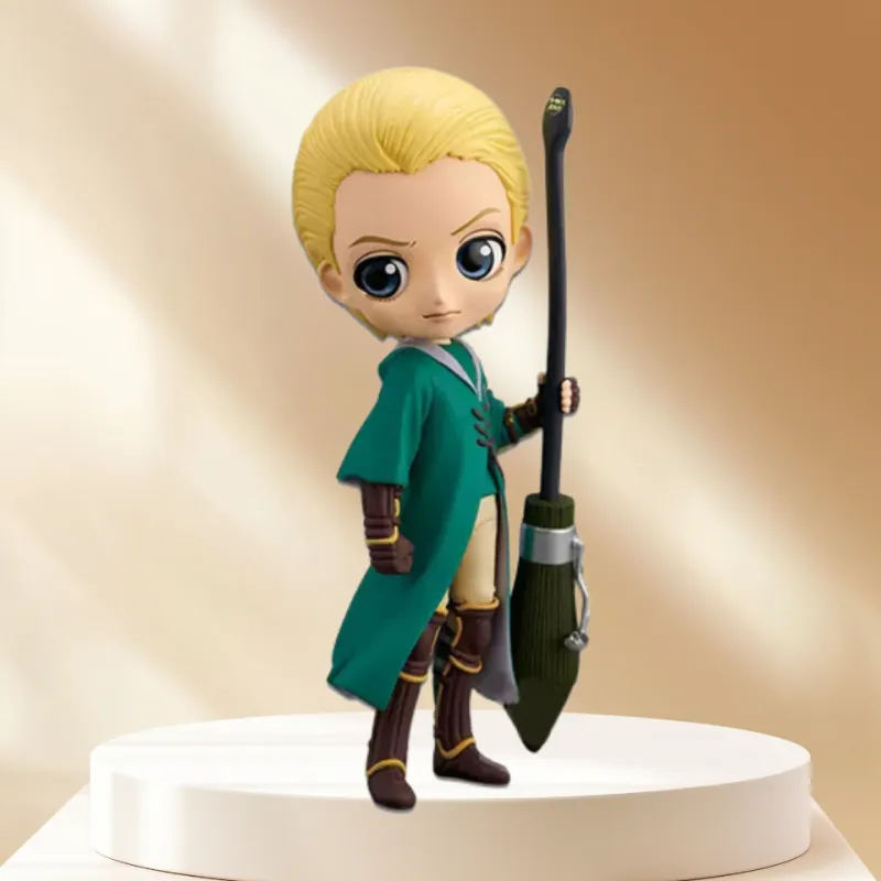 BANPRESTO Q Posket Harry Potter, Draco Malfoy, Quidditch Style Chibi Figures Different Colored-2