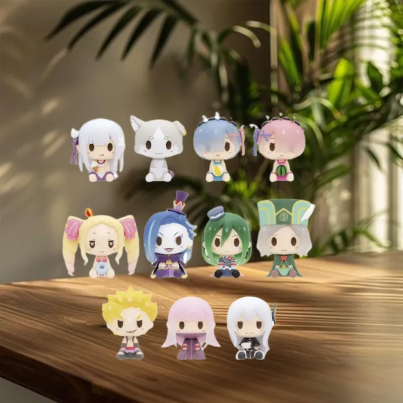 BANPRESTO Ichiban Kuji, Zero Starting Life In Another World, Elf's Blessing G Award, Full Set 11 Pcs Chibi Figures-1