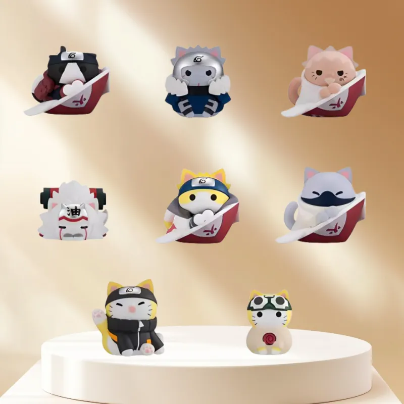 MegaHouse MEGA CAT PROJECT Naruto Shippuden The Ninja Cats Shippuden Chibi Figures-2