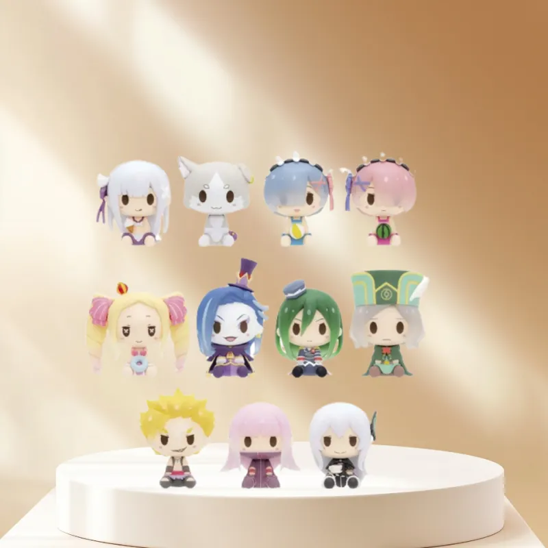 BANPRESTO Ichiban Kuji, Zero Starting Life In Another World, Elf's Blessing G Award, Full Set 11 Pcs Chibi Figures-2