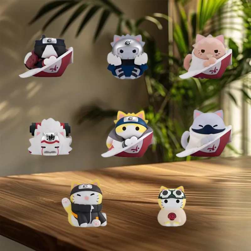 MegaHouse MEGA CAT PROJECT Naruto Shippuden The Ninja Cats Shippuden Chibi Figures-1
