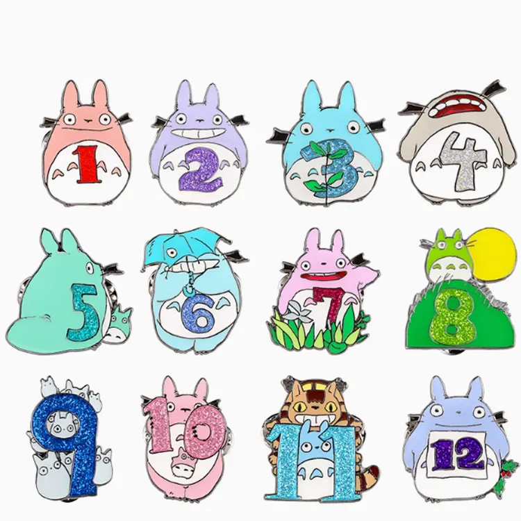 XIANGZIGONGHEGUO Dragon Cat, Ghibli Anime Merchandise, Studio Ghibli Badges-2