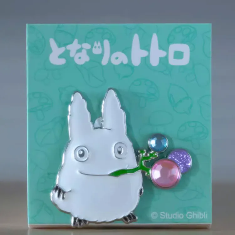 XIANGZIGONGHEGUO Metal Badge, Dragon Cat Ghibli Anime Merchandise, Studio Ghibli Badges-2