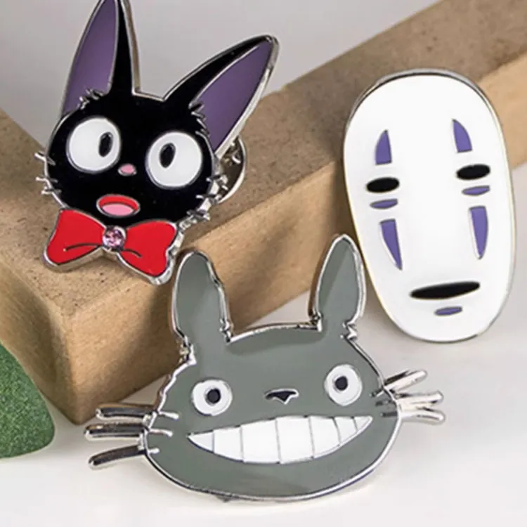 XIANGZIGONGHEGUO Mitsubishi Jidou Anime Metal Face Button/Brooch Badges-3
