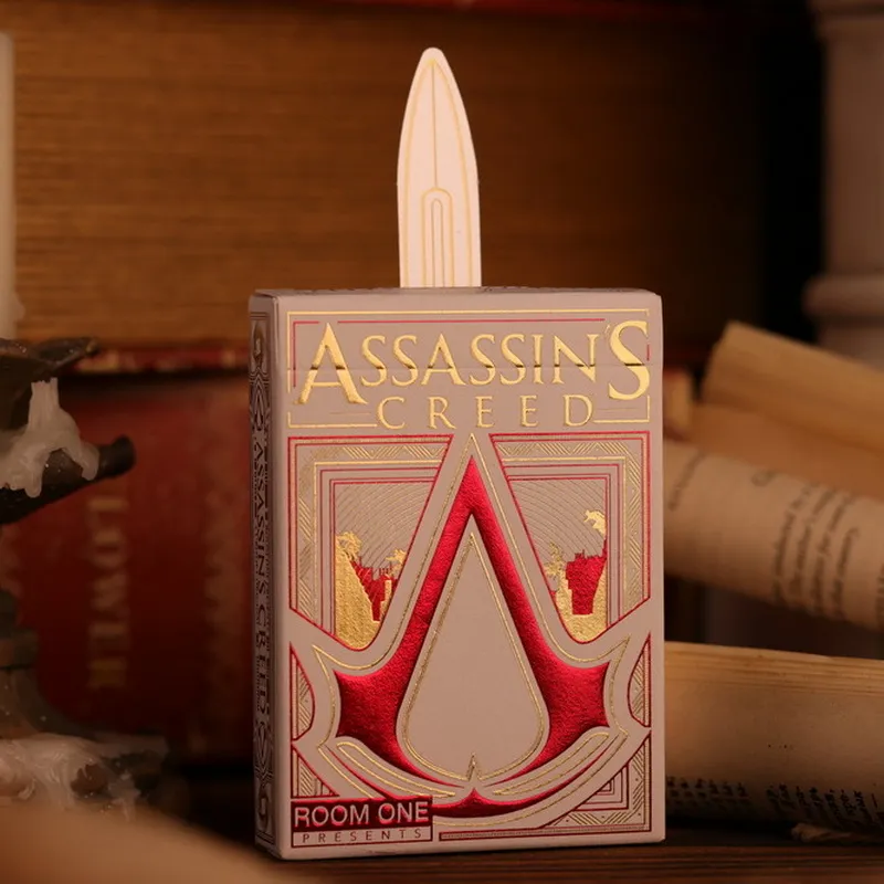 Huiqi Flower Cutting RoomOne Design Assassin's Creed Poker Cards-1