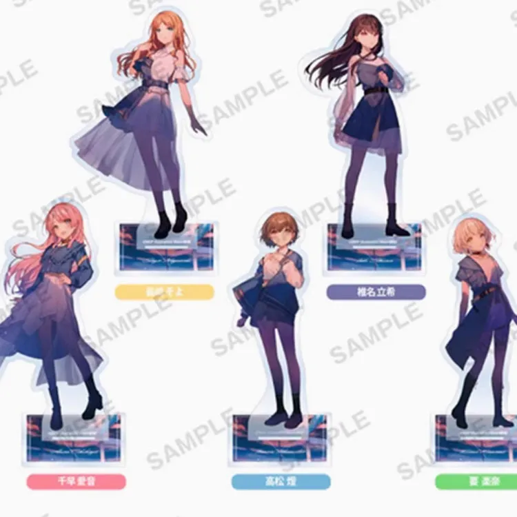 BUSHIROAD MyGO Bangbang, Takahashi Tetsu, Yui Otohime, Shiina Risu Acrylic Stands-1