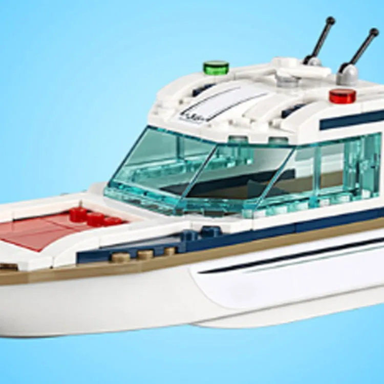 LEGO City Collection Sunshine Diving Yacht Building Blocks 0 300pcs 60221-2