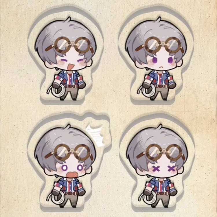 The Love Of Light And Night Osborn, Evan, Sariel, Charlie Su Great Desert Return Collection, Jesse Chibi Acrylic Stands-1