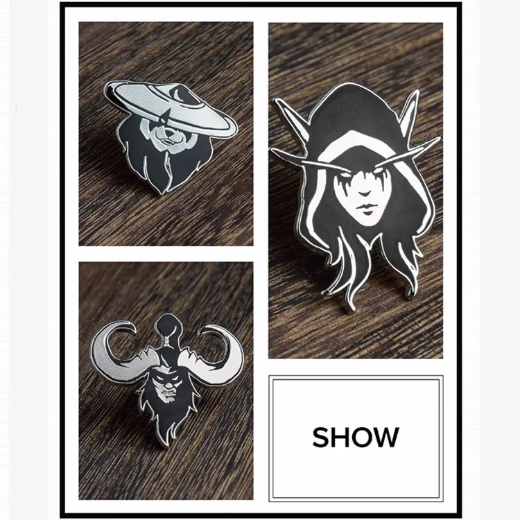 Blizzard World Of Warcraft Chen & Sylvanas & Illidan Badges-10