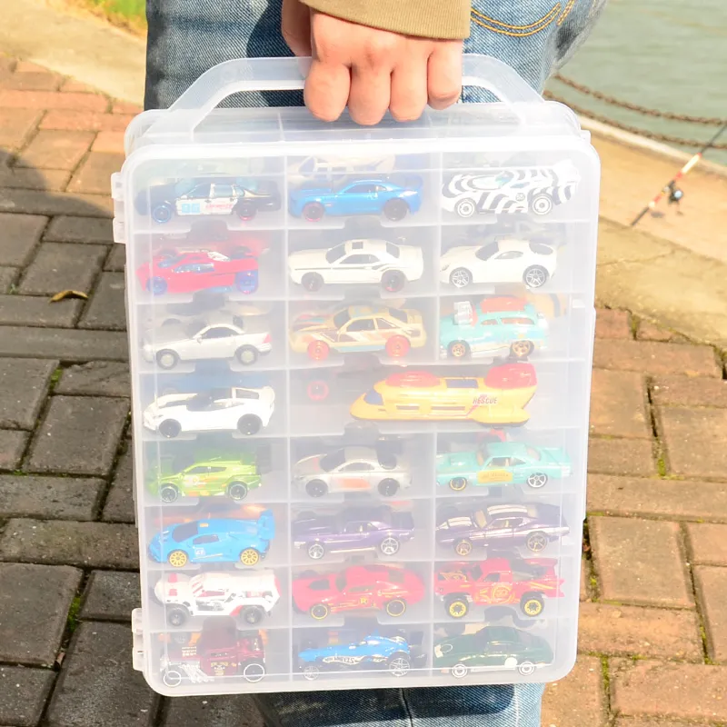 Hot Wheels Small Car Storage Box Can Hold 48 Small Cars Model Accessories-2