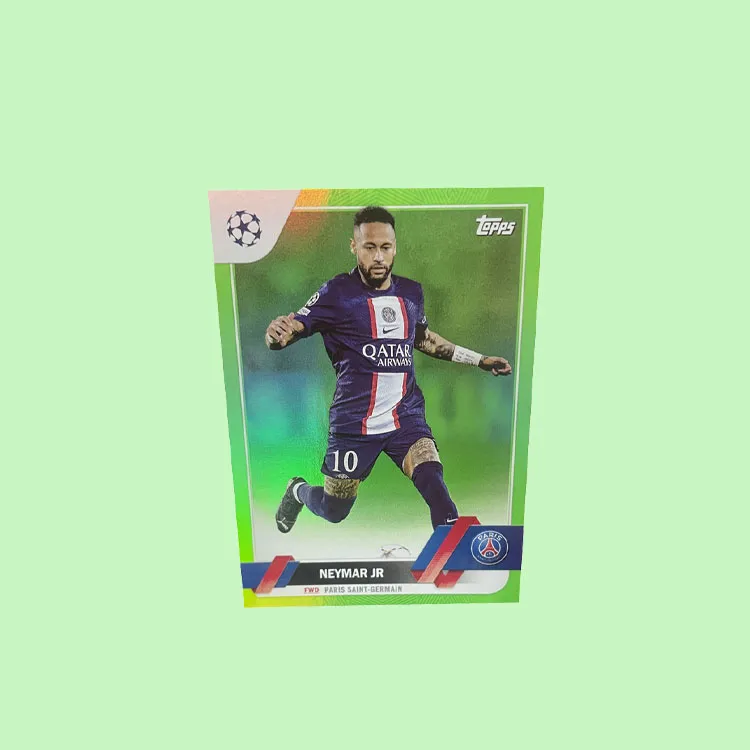 Topps Euro UCC Brazil Paris Barça Barcelona Neymar 199 Piece Player Card Card Product Accessible Sports Cards 1 Piece-3
