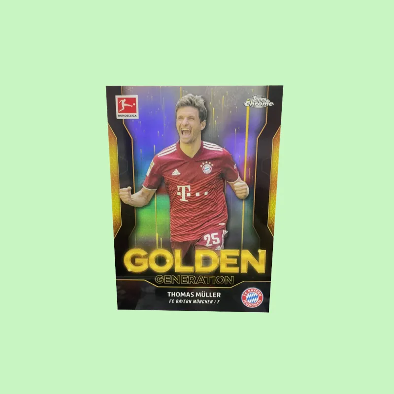 Topps Bundesliga CHROME Special Card Germany Bayern Munich Thomas Müller Player Card Product Access Sports Cards 1 Pc-3