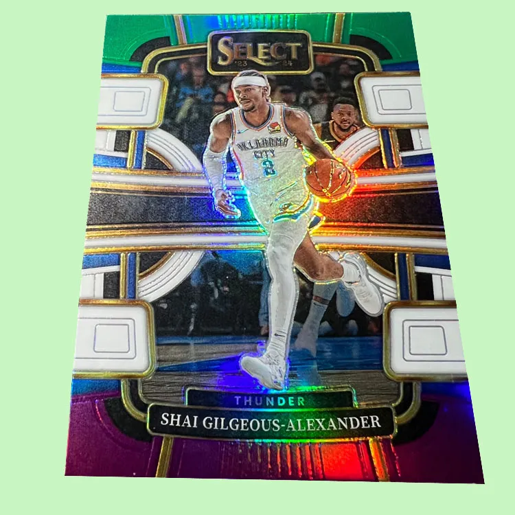 PANINI Thunder Alexander SGA High End Authentic Tricolor Holographic Card Prizm Star Card Rare Card Sports Cards 1 Pc-3