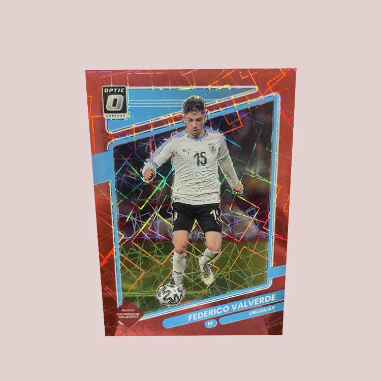 PANINI Durex OPTIC Uruguay, Real Madrid, Valladolid, Red Laser Fold, Player Card, Card Pass Sports Cards 1 Pc-2
