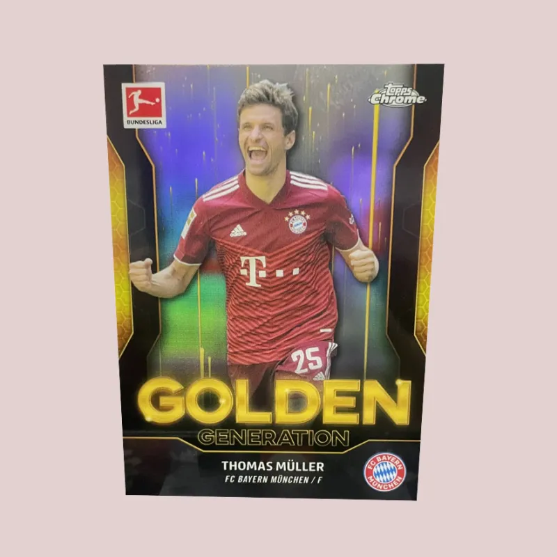 Topps Bundesliga CHROME Special Card Germany Bayern Munich Thomas Müller Player Card Product Access Sports Cards 1 Pc-1