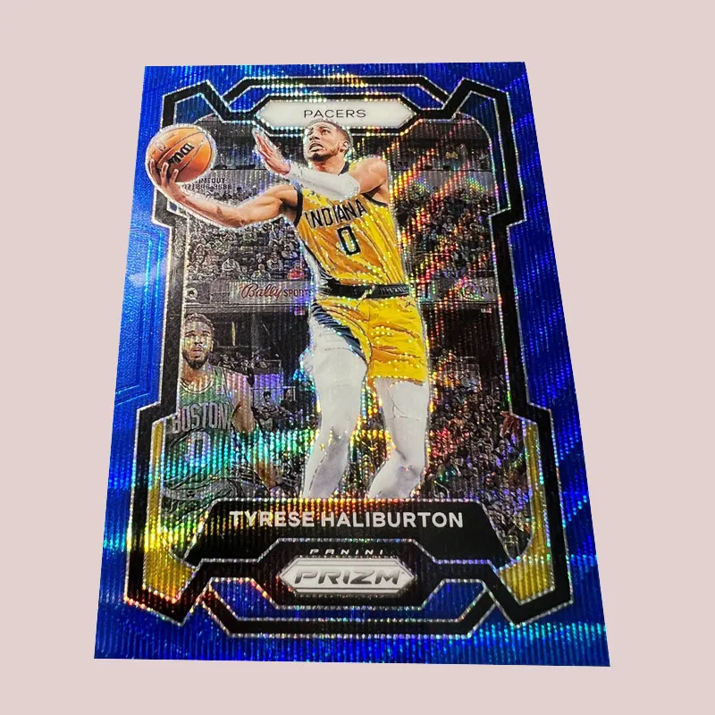 PANINI Pacers Tyrese Haliburton High End Royal Blue Ray Holographic Card Basketball Card Rare Card Sports Cards 1 Pc-2