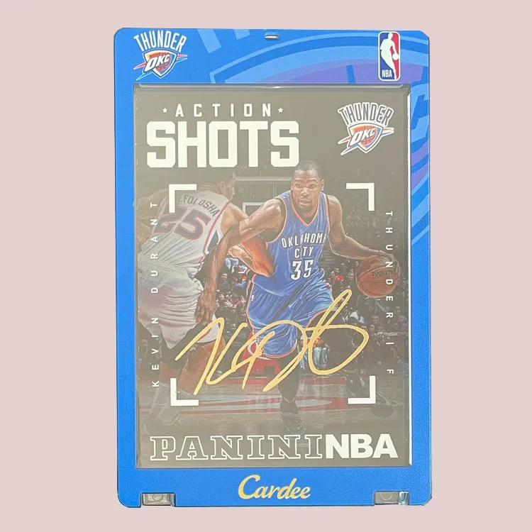 PANINI 2014 15 Thunder Kevin KD Bleach KD Gold Pen Autograph NBA Player Card Card Passes Through Sports Cards 1 Piece-3