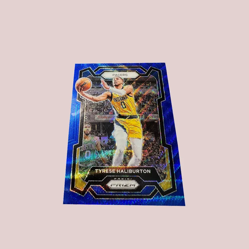 PANINI Pacers Tyrese Haliburton High End Royal Blue Ray Holographic Card Basketball Card Rare Card Sports Cards 1 Pc-3