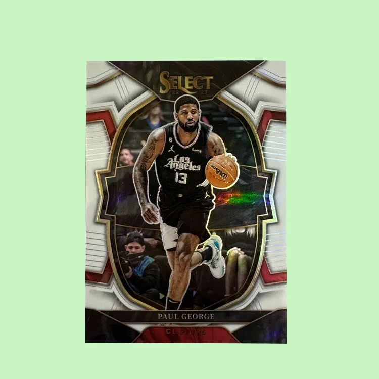 PANINI Paul George Cavaliers Select 149 White Refractor 076/149 Player Card Standard Condition Sports Cards 1 Pc-2
