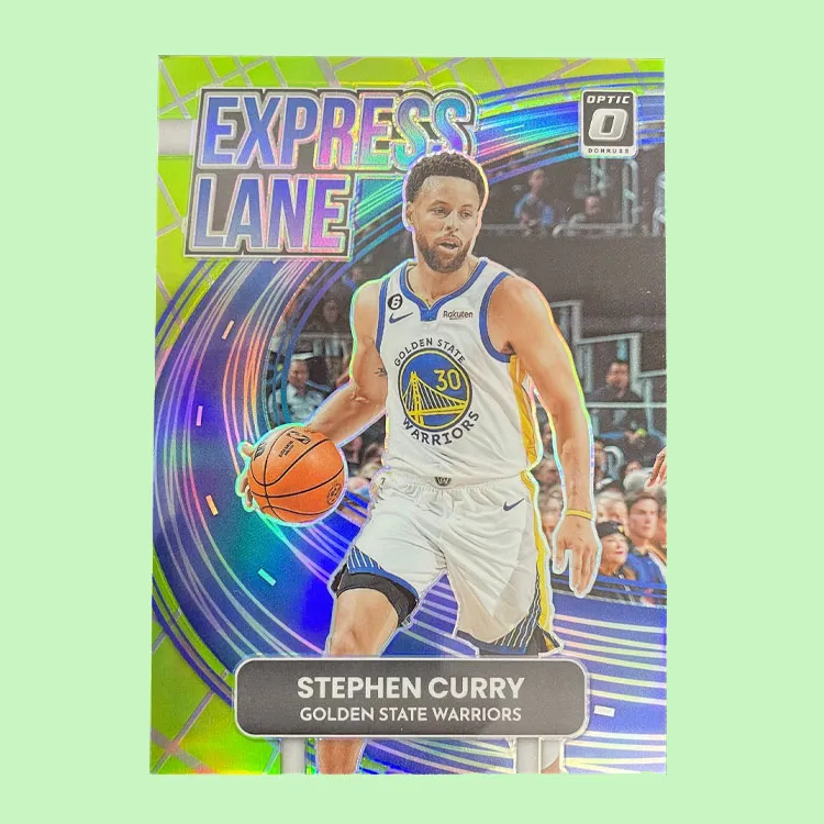 PANINI Stephen Curry 2022 23 Optic Warriors 021/149 Green Fold Teca Player Card Product Access Sports Cards 1 Pc-3