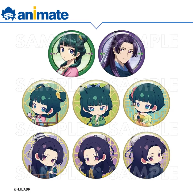 Animate Pharmacy Girlish's Murmur Trading Card Box Eggs Badges-1