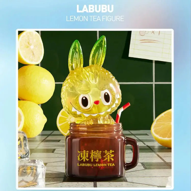 POP MART POP MART Labubu The Monsters Lemon Tea Figure-2