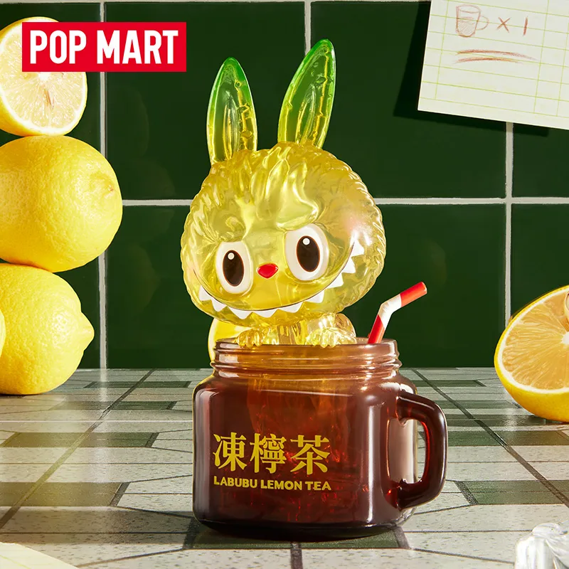 POP MART POP MART Labubu The Monsters Lemon Tea Figure-4