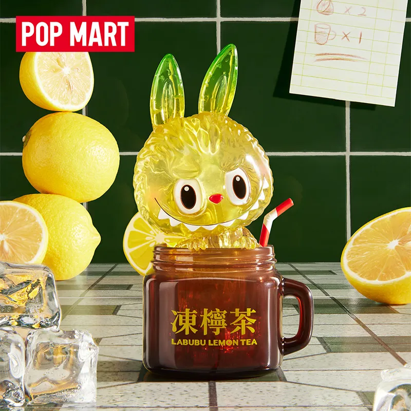POP MART POP MART Labubu The Monsters Lemon Tea Figure-1