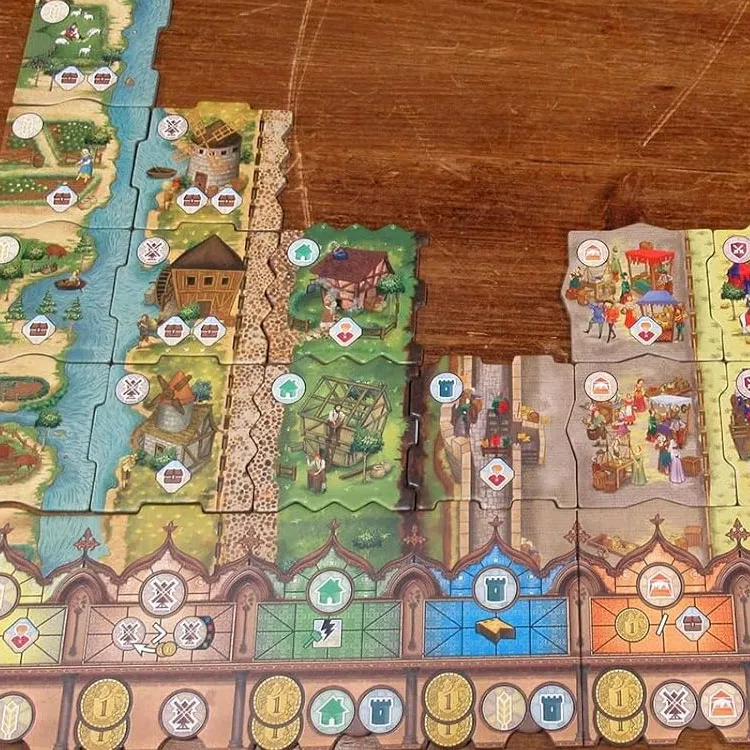HobbyJapan Japanese Middle Ages, Japanese Version, 2 5 Players, 30 Minutes, Puzzle Board Games-2
