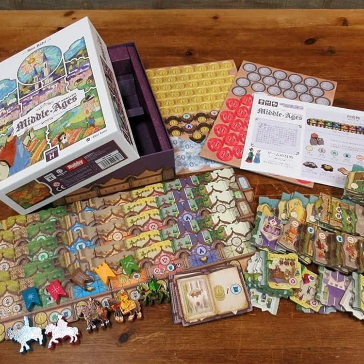 HobbyJapan Japanese Middle Ages, Japanese Version, 2 5 Players, 30 Minutes, Puzzle Board Games-3